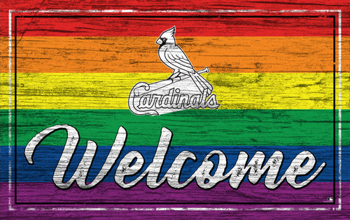 Wholesale MLB2066-Welcome Pride 11x19 / M2066-St. Louis Cardinals