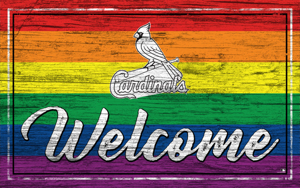 Wholesale MLB2066-Welcome Pride 11x19 / M2066-St. Louis Cardinals