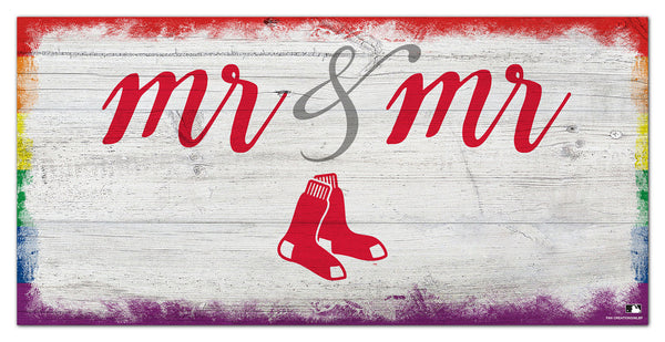 Wholesale MLB2067-Mr & Mr 6x12 / M2067-Boston Red Sox