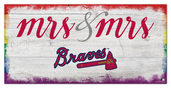 Wholesale MLB2068-Mrs & Mrs 6x12/ M2068-Atlanta Braves