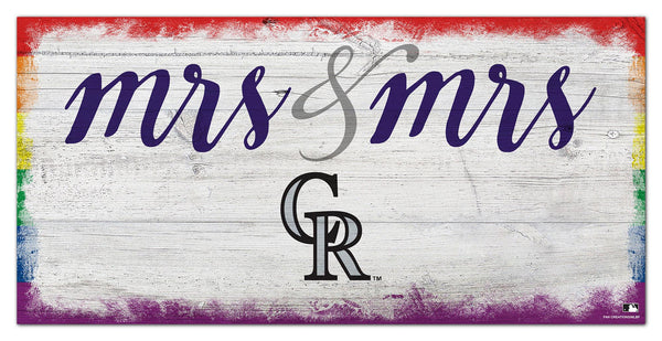 Wholesale MLB2068-Mrs & Mrs 6x12/ M2068-Colorado Rockies