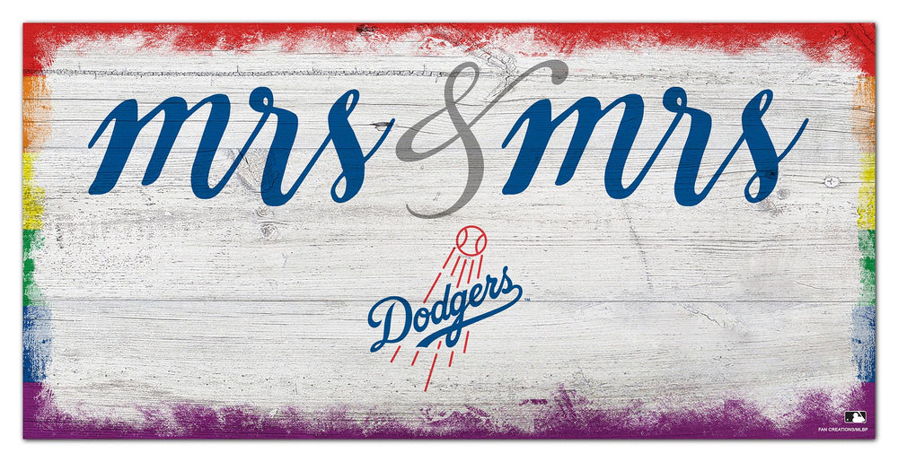 Wholesale MLB2068-Mrs & Mrs 6x12/ M2068-Los Angeles Dodgers