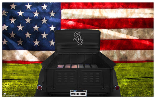 Wholesale MLB2072-Patriotic Retro Truck 11x19 / M2072-Chicago White Sox