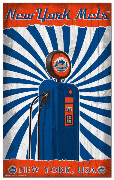 Wholesale MLB2074-Retro Pump Location 11x19 / M2074-New York Mets