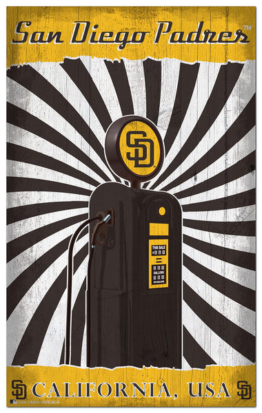 Wholesale MLB2074-Retro Pump Location 11x19 / M2074-San Diego Padres