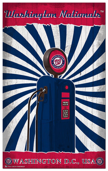 Wholesale MLB2074-Retro Pump Location 11x19 / M2074-Washington Nationals