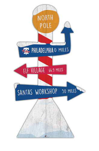 Wholesale MLB2085-Directional North Pole (Classic Impressions) / M2085-Philadelphia Phillies