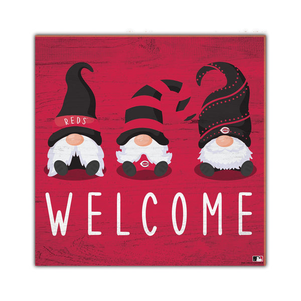 Wholesale MLB2089-Welcome Gnomes 10x10 / M2089-Cincinnati Reds