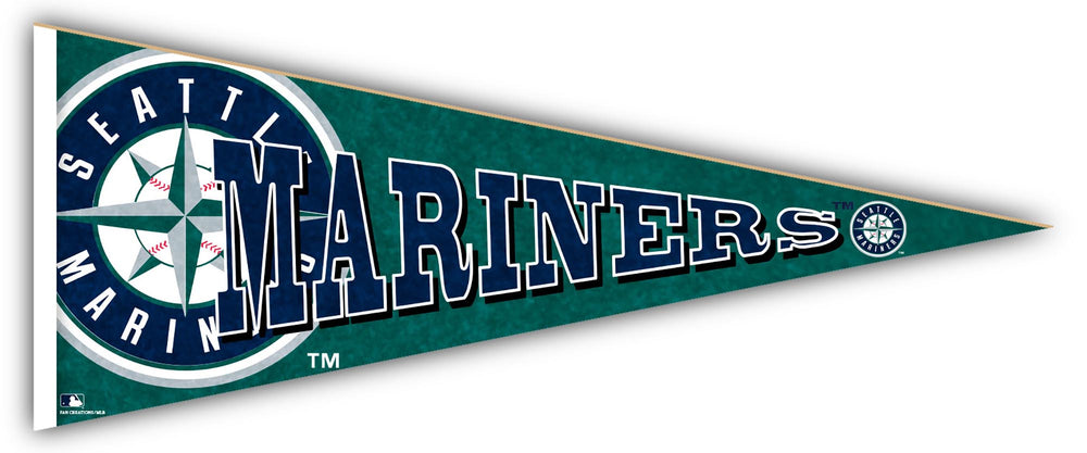 Wholesale MLB2092-Rising Pennant 24in / M2092-Seattle Mariners