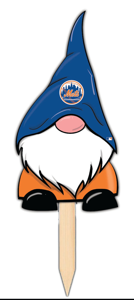 Wholesale MLB2100-Gnome Yard Stake 12in / M2100-New York Mets