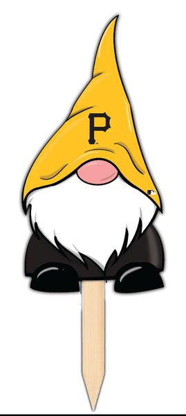 Wholesale MLB2100-Gnome Yard Stake 12in / M2100-Pittsburgh Pirates
