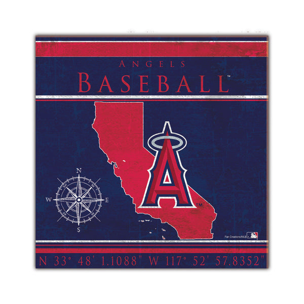 Wholesale MLB2105-Coordinates 10x10 / M2105-Los Angeles Angels