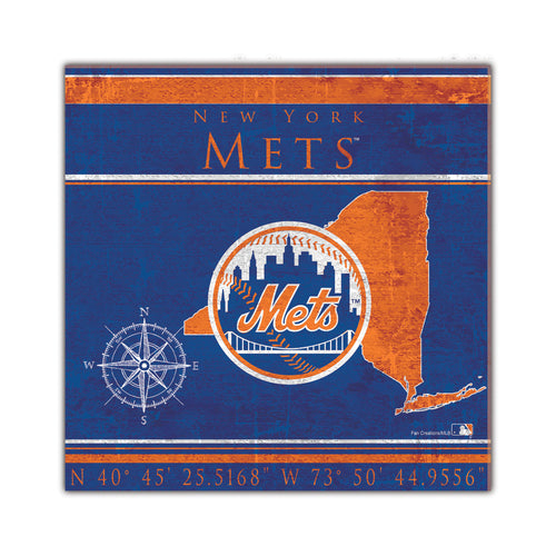 Wholesale MLB2105-Coordinates 10x10 / M2105-New York Mets
