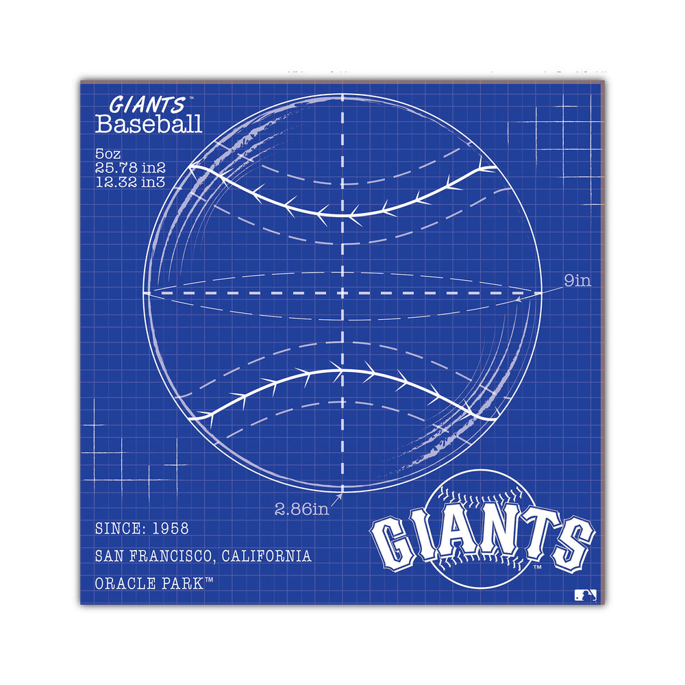 Wholesale MLB2108-Ball Blueprint 10x10 / M2108-San Francisco Giants