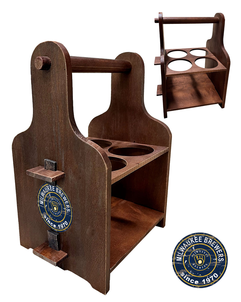 Wholesale MLB2120-Wine Holder / WEB no wine / M2120-Milwaukee Brewers