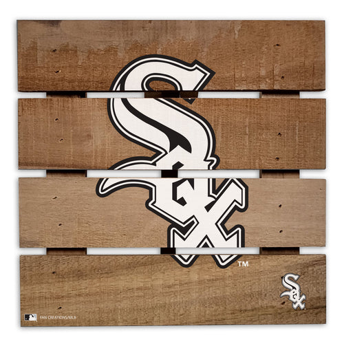 Wholesale MLB2122-Wooden 8in Hotplate / M2122-Chicago White Sox