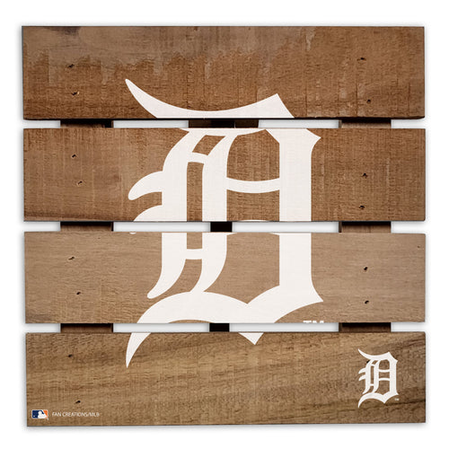 Wholesale MLB2122-Wooden 8in Hotplate / M2122-Detroit Tigers