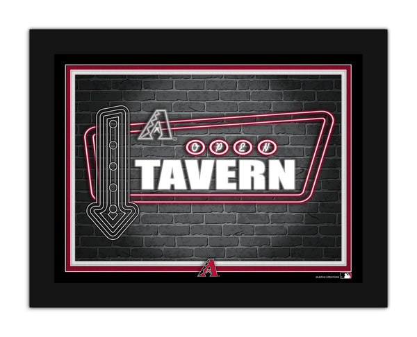 Wholesale MLB2127-Neon Tavern 12x16 / M2127-Arizona Diamondbacks