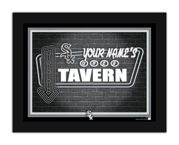 Wholesale MLB2127-Neon Tavern 12x16 / M2127-Chicago White Sox