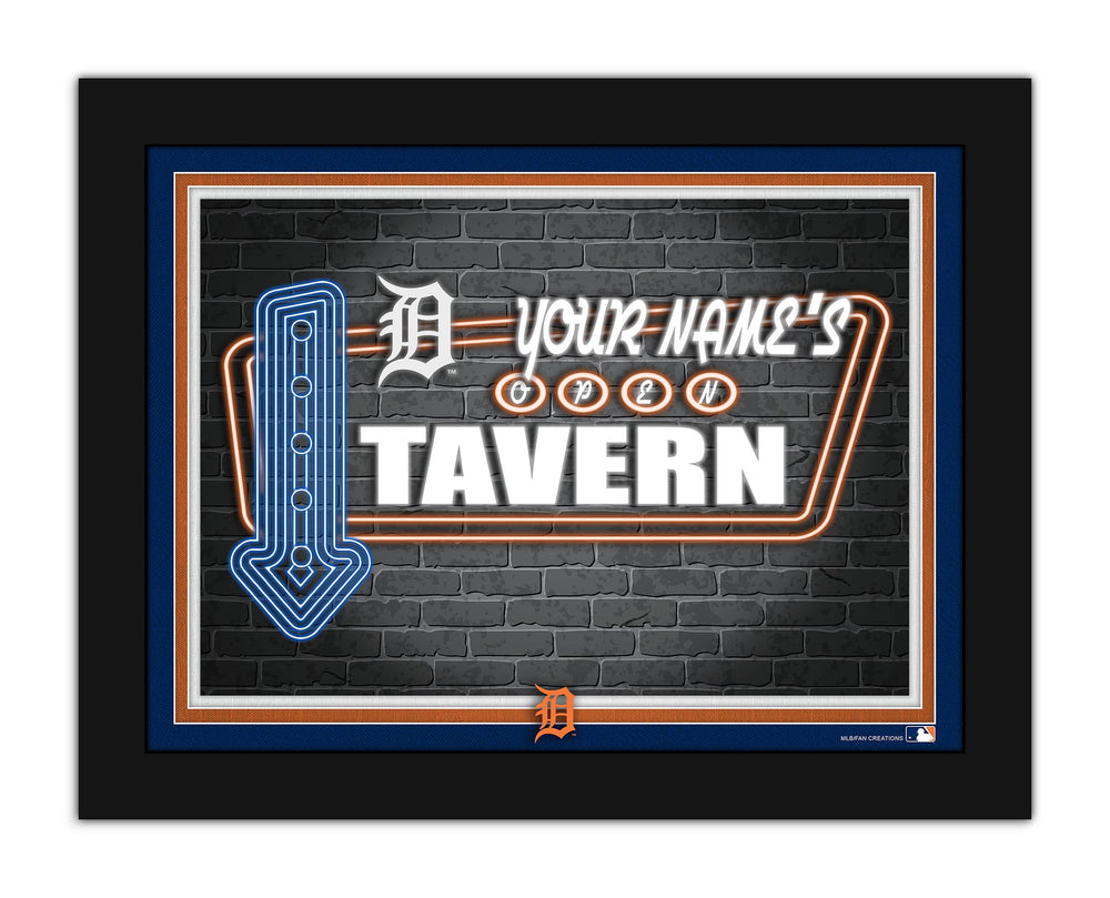 Wholesale MLB2127-Neon Tavern 12x16 / M2127-Detroit Tigers