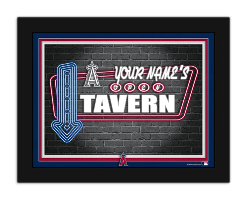 Wholesale MLB2127-Neon Tavern 12x16 / M2127-Los Angeles Angels