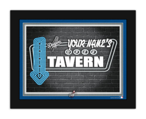 Wholesale MLB2127-Neon Tavern 12x16 / M2127-Los Angeles Dodgers