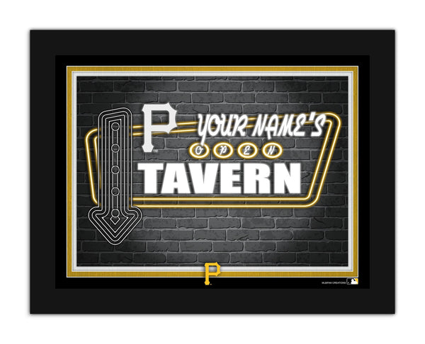 Wholesale MLB2127-Neon Tavern 12x16 / M2127-Pittsburgh Pirates