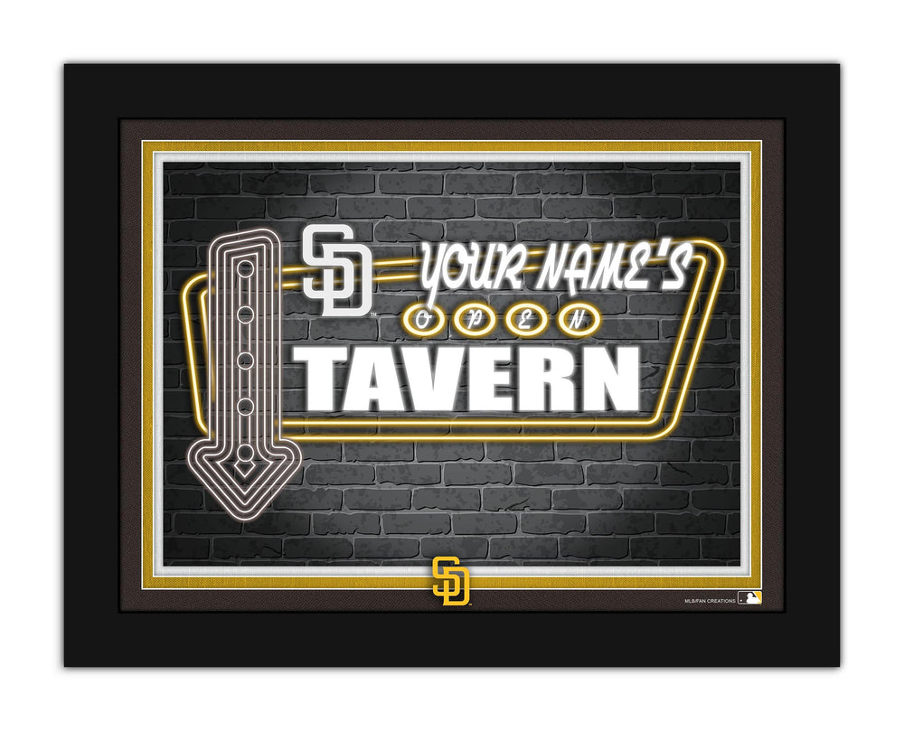 Wholesale MLB2127-Neon Tavern 12x16 / M2127-San Diego Padres