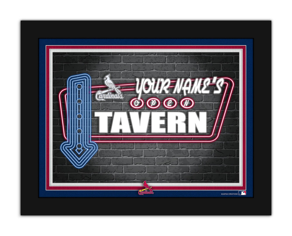 Wholesale MLB2127-Neon Tavern 12x16 / M2127-St. Louis Cardinals