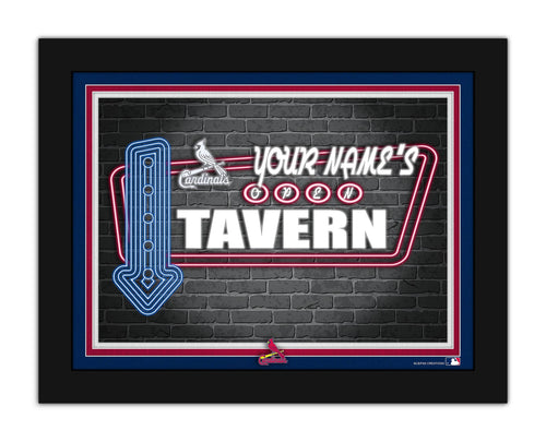 Wholesale MLB2127-Neon Tavern 12x16 / M2127-St. Louis Cardinals