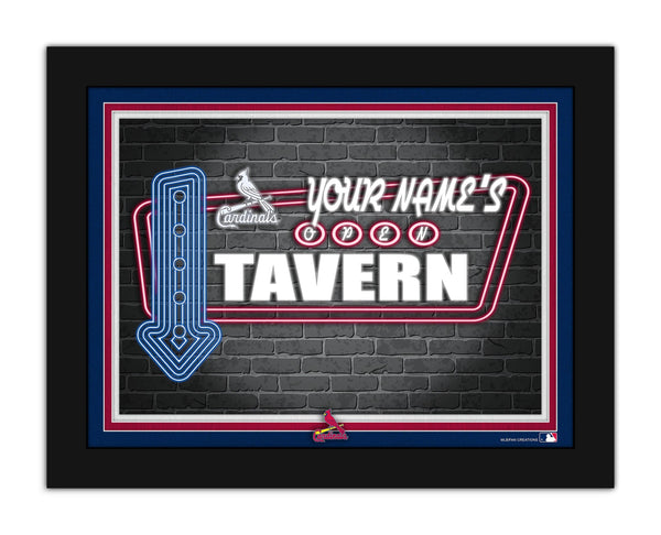 Wholesale MLB2127-Neon Tavern 12x16 / M2127-St. Louis Cardinals