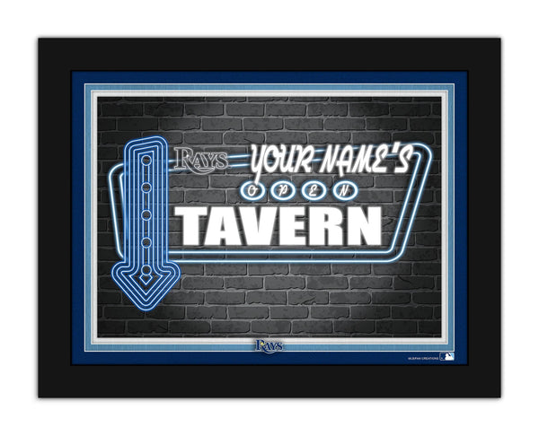 Wholesale MLB2127-Neon Tavern 12x16 / M2127-Tampa Bay Rays