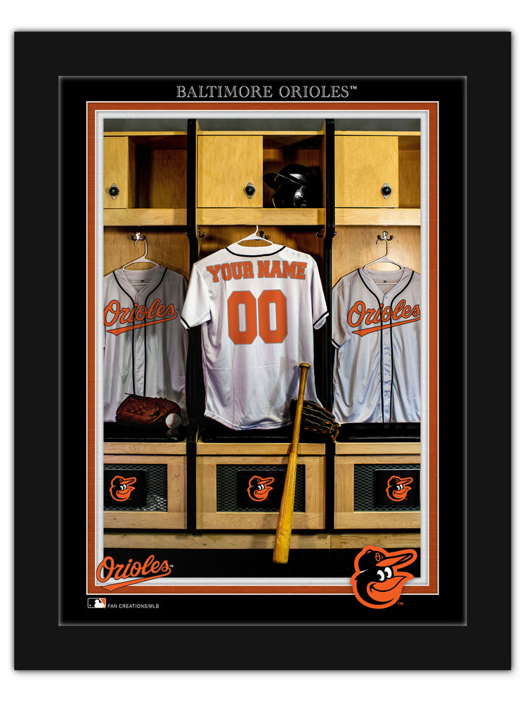 Wholesale MLB2130-Locker Room Single Jersey 12x16 / M2130-Baltimore Orioles