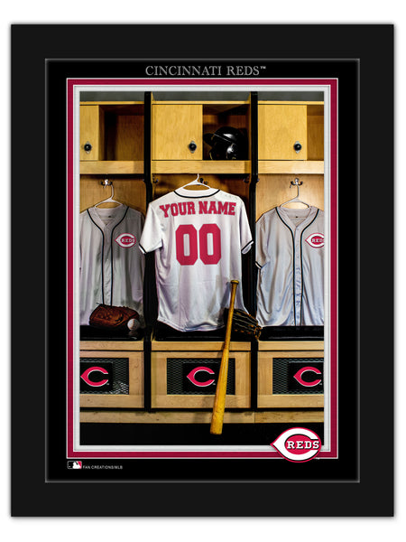 Wholesale MLB2130-Locker Room Single Jersey 12x16 / M2130-Cincinnati Reds