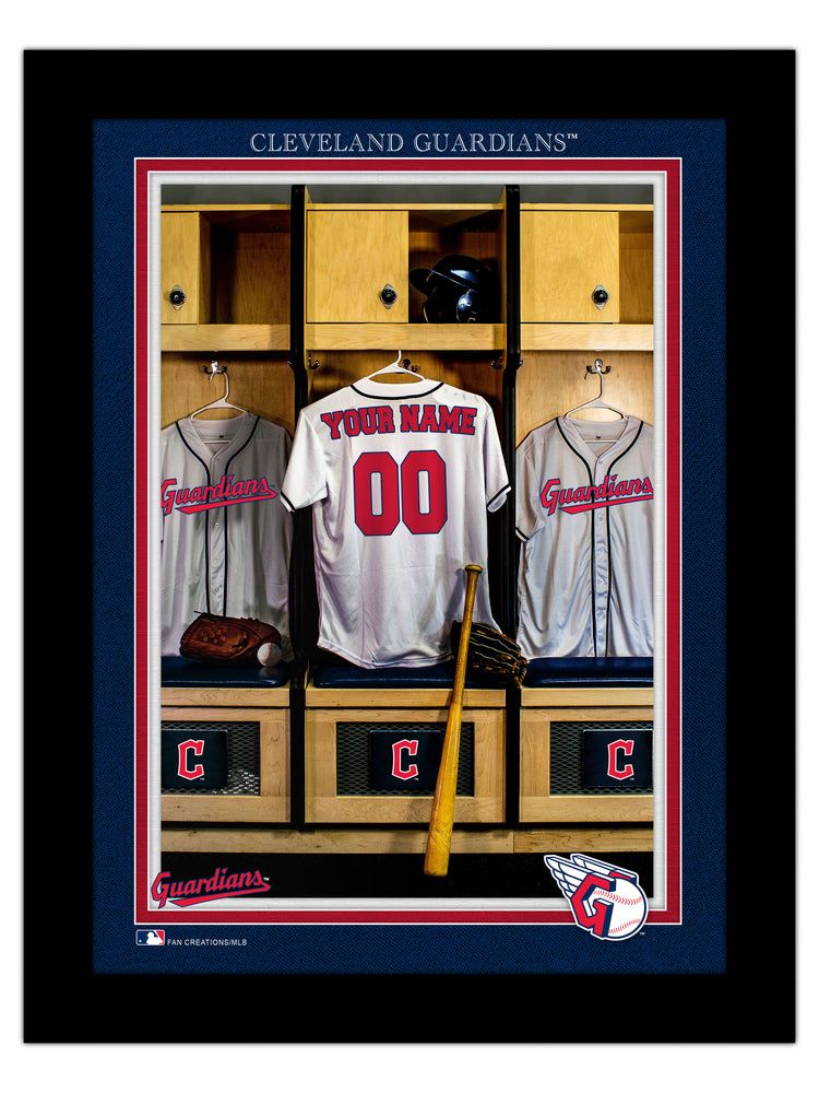 Wholesale MLB2130-Locker Room Single Jersey 12x16 / M2130-Cleveland Guardians