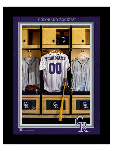 Wholesale MLB2130-Locker Room Single Jersey 12x16 / M2130-Colorado Rockies