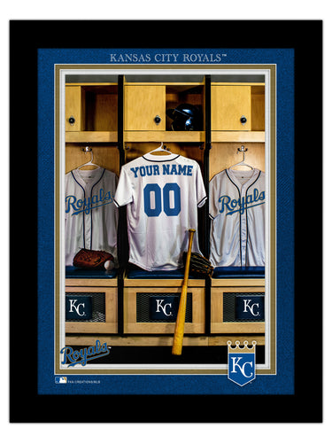 Wholesale MLB2130-Locker Room Single Jersey 12x16 / M2130-Kansas City Royals