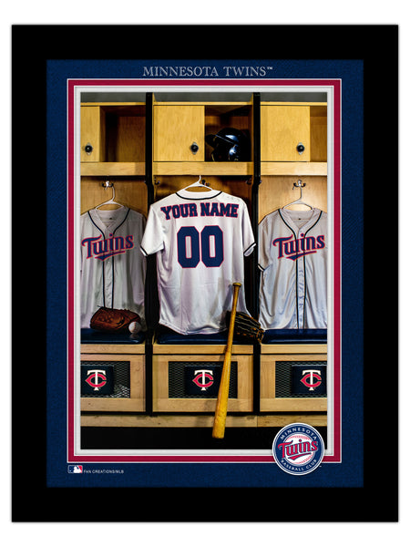 Wholesale MLB2130-Locker Room Single Jersey 12x16 / M2130-Minnesota Twins