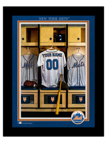 Wholesale MLB2130-Locker Room Single Jersey 12x16 / M2130-New York Mets