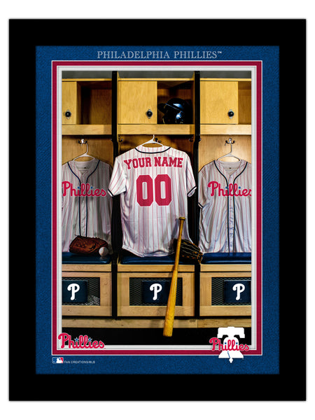 Wholesale MLB2130-Locker Room Single Jersey 12x16 / M2130-Philadelphia Phillies