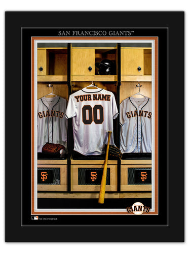 Wholesale MLB2130-Locker Room Single Jersey 12x16 / M2130-San Francisco Giants