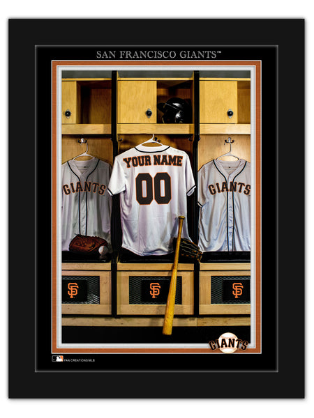 Wholesale MLB2130-Locker Room Single Jersey 12x16 / M2130-San Francisco Giants