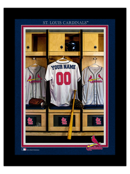 Wholesale MLB2130-Locker Room Single Jersey 12x16 / M2130-St. Louis Cardinals