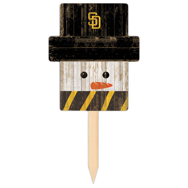 Wholesale MLB2148-Snow Man Head Yard Stake / M2148-San Diego Padres