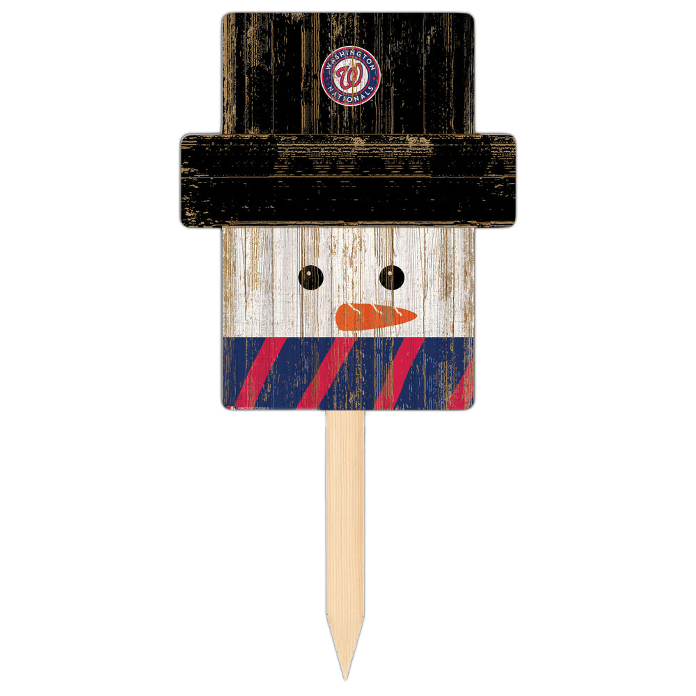 Wholesale MLB2148-Snow Man Head Yard Stake / M2148-Washington Nationals