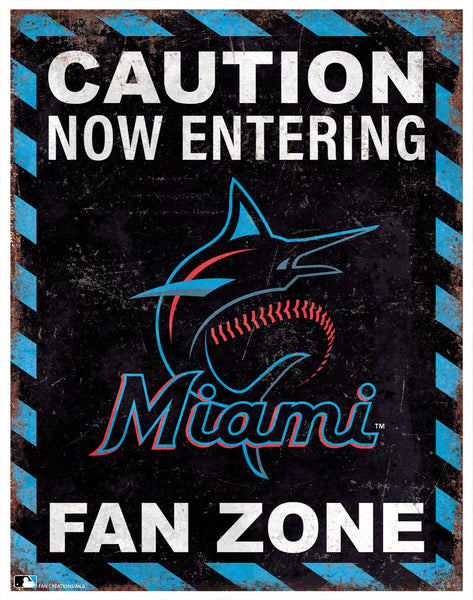 Wholesale MLB2153-MLB Fan Zone Sign / M2153-Miami Marlins