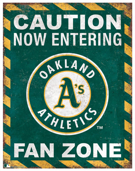 Wholesale MLB2153-MLB Fan Zone Sign / M2153-Oakland Athletics