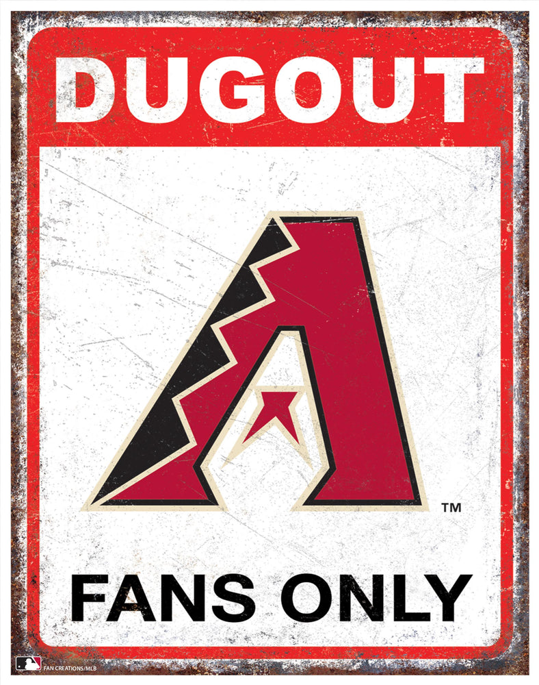 Wholesale MLB2155-Dugout Metal Sign / M2155-Arizona Diamondbacks