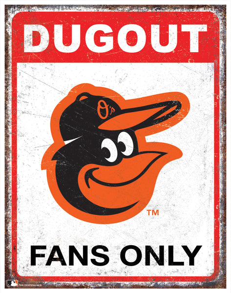 Wholesale MLB2155-Dugout Metal Sign / M2155-Baltimore Orioles