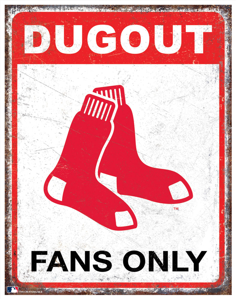 Wholesale MLB2155-Dugout Metal Sign / M2155-Boston Red Sox